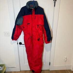 Vintage Columbia Ski Snow suit. Outdoor, Hiking, One Piece Retro. 80s, 90s. L